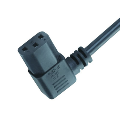 JF-05W VDE C13 Right Angle Connector